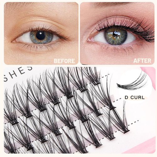 Bodermincer 20D 0.07mm Thickness 8-22mm To Choose Grafting False Eyelashes False Eyelashes Individual Natural Long Mink Fake Eyelashes Extension Handmade Bulk Wholesale (5 Packs-11mm)
