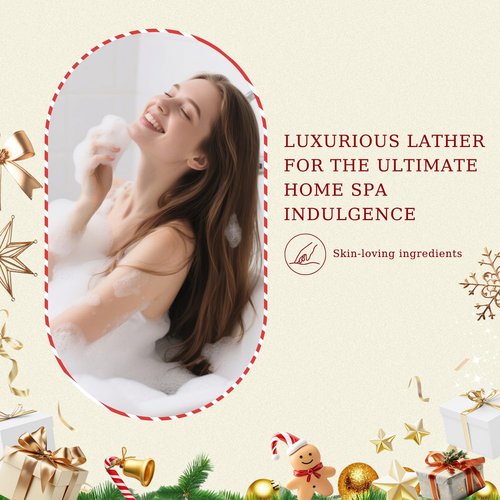 BODY & EARTH # LOVE Advent Calendar 2025 Womens Christams Gifts, Advent Beauty Calendar for Teen Girls 24 Days Countdown Calendar Hand Cream Gifts Spa Bath Sets with Body Lotion, Santa Keychain, Red