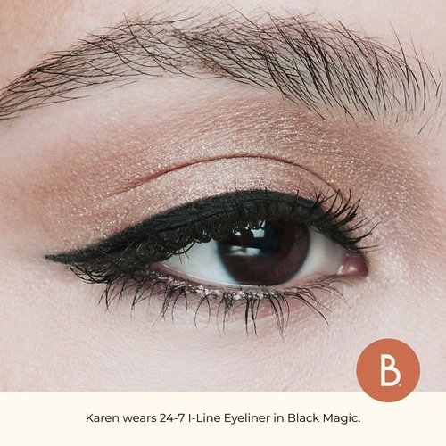 Beauty For Real I-Line 24-7 Eyeliner (Black Magic) & Hi-Def Mascara (Just Black) Set - Long-Wearing, Waterproof Gel Eyeliner + Defining & Volumizing Lash Definer - 1.1 oz