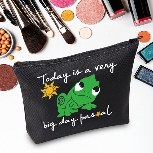 JNIAP Pascal Makeup Bag Lover Gifts Today Is a Very Big Day Zipper Pouch (Very Big Day black mb)