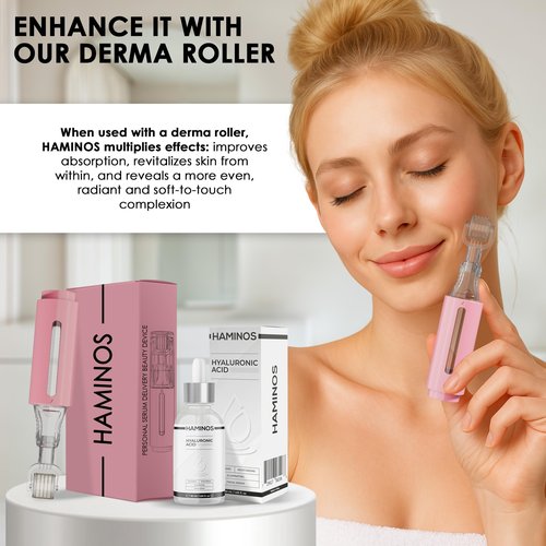 Hyaluronic Acid Serum ORGANIC AND VEGAN with Niacinamide, Snail slime, collagen – Lip Plumper, Stretch Marks, Wrinkles, Fine Lines, Hydration - UNIQUE FORMULA (50 ml - 1.69 Fl Oz)