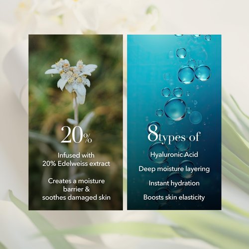 Fleradi Edelweiss Oil Balancing Toner: Revitalize with 20% Edelweiss Extract - Dual Layer Hydration & PH Balance, Rich in 11 Flower Extracts, 5.07 fl oz - Ideal for All Skin Types