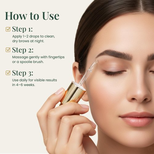 SilkBrow by E’Luxxe – Luxury Eyebrow Growth & Conditioning Oil with Castor & Apricot Oils, Biotin & Silk Proteins – Nourishing Elixir for Softer, Healthier Brows & Post-Lamination Care (15ml)
