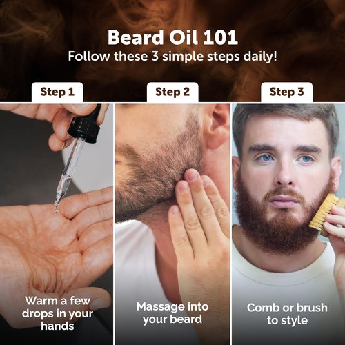 Detroit Grooming Beard Oil | Hydrating & Nourishing Formula with Vitamin E | Toasted Vanilla & Amber • 313 Scent (2 oz)