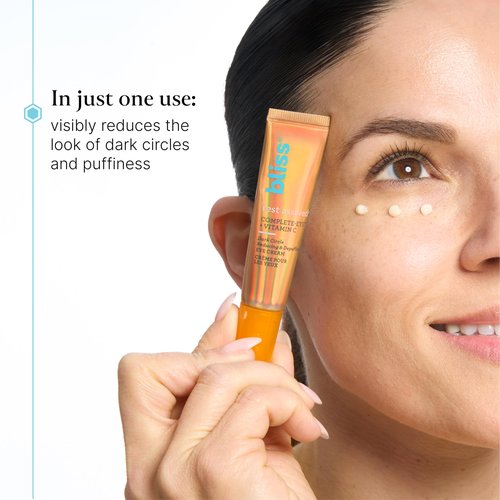 Bliss Niacinamide Disappearing Act Face Serum - Niacinamide PC Serum + Pore Vanish Complex +Bliss Rest Assured ™ Eye Cream with Vitamin C & Caffeine