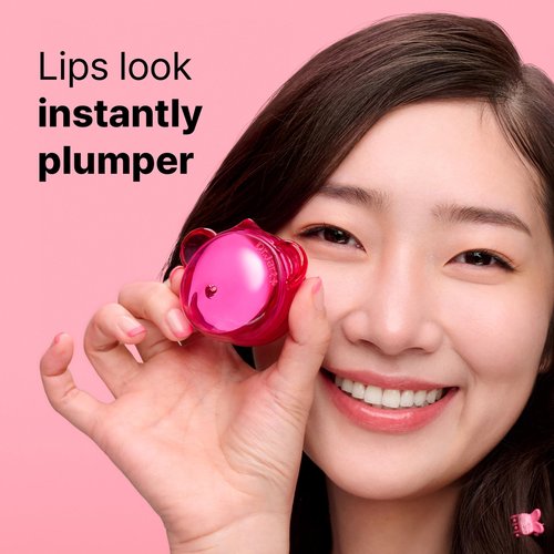 Dr. Jart+ Vital Hydra Solution Jelly Bear Korean Overnight Lip Mask with Hyaluronic Acid, Sheer Pink Tint and Light Raspberry Scent | Korean Skin Care, 0.59 oz.