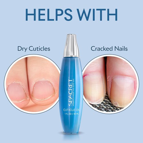 SEACRET Minerals From The Dead Sea Cuticle Oil, 1 Fl Oz (Pack of 2)