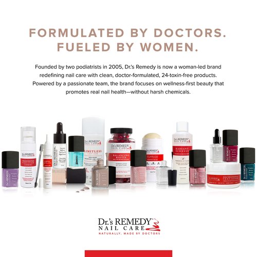 Dr’s Remedy 3 Pack Nail Polish Kit, Feeling Rose-Y Trio, All Natural Enriched Nail Strengthener Non Toxic and Organic