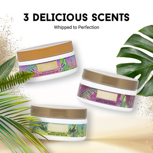 Joyce Giraud Natura Amor Whipped Body Butter, Puerto Rican Passion Fruit, Extra Creamy, Ultra Hydrating, Non-Greasy, 8 Oz