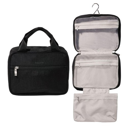 Baggallini Hanging Travel Toiletry Kit - Lightweight 6x10 Inch Makeup Bag