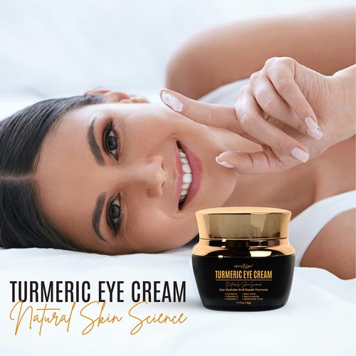 DERMAXGEN Vitamin C Moisturizing Cream & Turmeric Eye Cream Set – Hydrating Skincare Duo for All Skin Types, Targeting Dullness, Puffiness & Fine Lines.