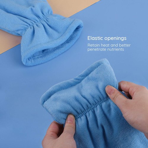 Paraffin Wax Bags for Hands and Feet, Segbeauty 200pcs Plastic Paraffin Wax Liners, Paraffin Heated Hand SPA Mittens for Hot Wax Hand thera-py Paraffin Thermal treat-ment SPA Wax Warmer