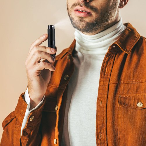 Tessco for you 21 Pcs 8ml Travel Refillable Perfume Bottles Mini Cologne Perfume Spray Bottle Empty Pocket for Travel and Outgoing Pocket Cologne Sprayer