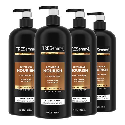 TRESemmé Conditioner Botanique Nourish 4 Pack With 100% Natural Coconut Milk and Aloe Vera 28 Fl Oz