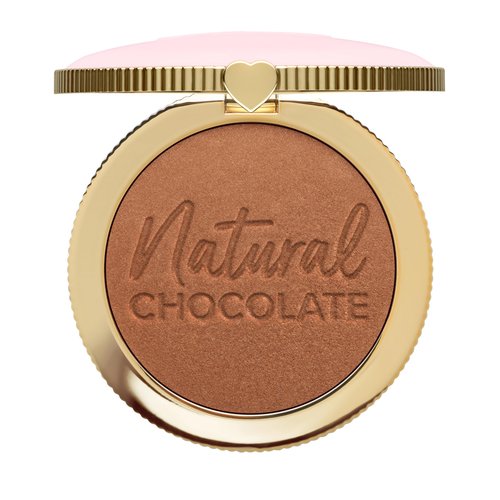 Too Faced Natural Chocolate Bronzer | Sheer-to-Medium Coverage with Natural Finish + Sun Kissed Glow, 0.31 Ounce, Caramel Cocoa