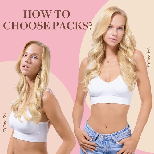 GOO GOO Tape in Hair Extensions Human Hair, 18D/22F Dirty Blonde Highlights, 18inch 50g 20pcs, Skin Weft Seamless Invisible, Silky Straight with Thick Ends, Remy Human Hair