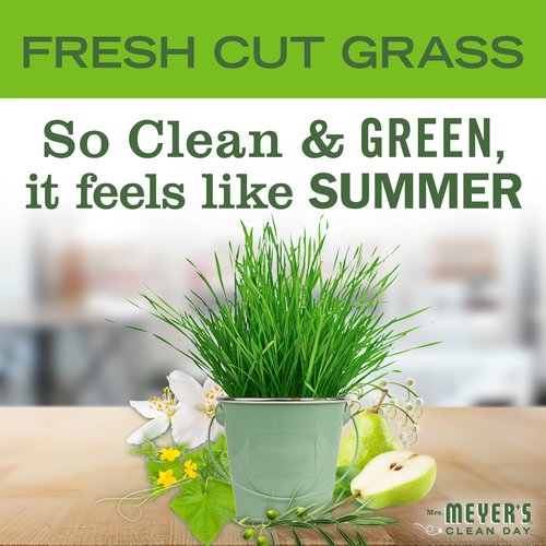 Mrs. MEYER'S Fresh Cut Grass Liquid Hand Soap, 12.5 FL OZ (Pack of 4)