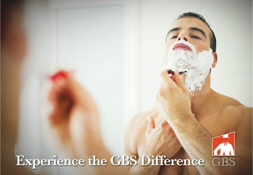 G.B.S Men's Classic 5 Blade Compatible Razor with Black Handle
