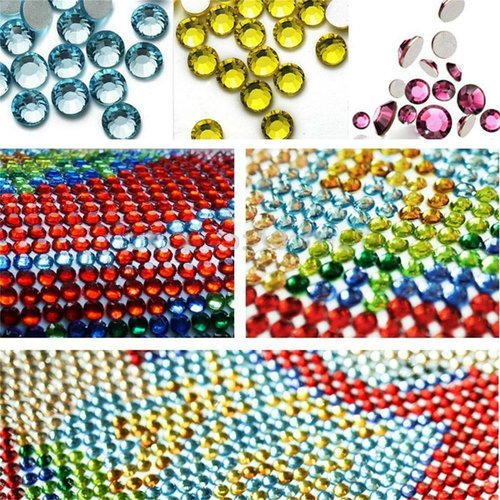 87500PCS Crystal Beads for Diamond Painting, Diamond Painting Accessories, 175 Colors Round Drills Rhinestones for Crafts, Bead Art or Nails Art, 2.5MM