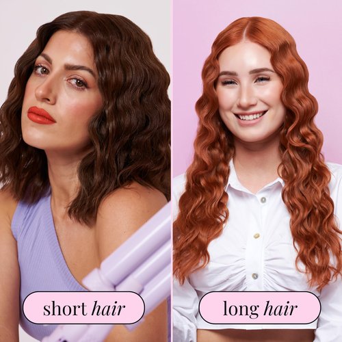 Mermade Hair | 0.9" Cutie Pro Waver | Three Barrel Curling Iron for Beach Waves