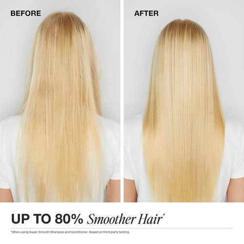 Paul Mitchell Super Smooth Shampoo, Controls Frizz, Adds Softness, For Frizzy Hair, 33.8 fl. Oz