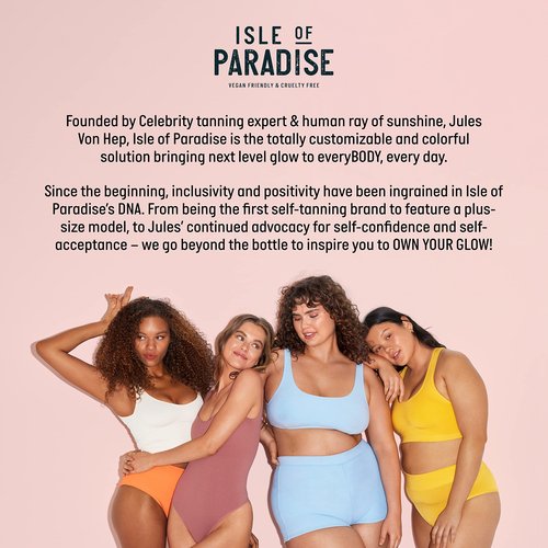 Isle of Paradise Self Tanning Water- Medium, Clear Self Tan Mist, Transfer-Proof Formula for Face & Body, Vegan & Cruelty-Free, Streak-Free Application, Non-Comedogenic 6.76 fl oz.