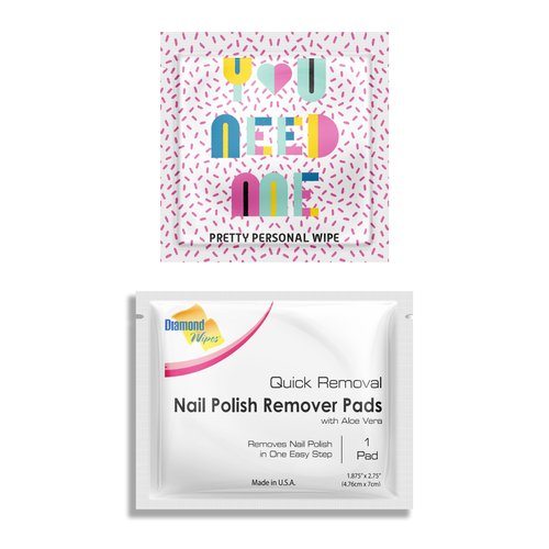 LA Fresh Self Care Bundle Deal- Pre-soaked Acetone Nail Polish Remover 50 Pads and LA Fresh Feminine Hygiene Personal Flushable 50 Wipes Gently cleanses and freshens