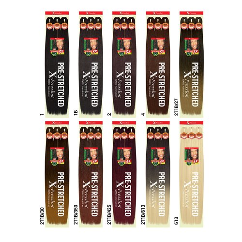 Outre Braids X-Pression Kanekalon 3X Pre Stretched Ultra Braid 72" (5-pack, 1)