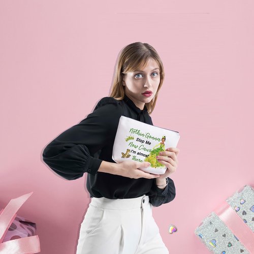 FOTAP Tiana Princess Cosmetic Bag Frog Princess Gifts Princess Inspired Gifts Princess Lover Gift Princesses Tiana Gifts Magic Kingd*m Gift (I'm almost)