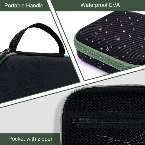Case for Meridian Shaver, Yewltvep Hard Bags Compatible with Meridian Trimmer, Storage Case for Meridian Grooming Shaver Trimmer with Shockproof Detachable Insert Foam and Enough Space for Accessories