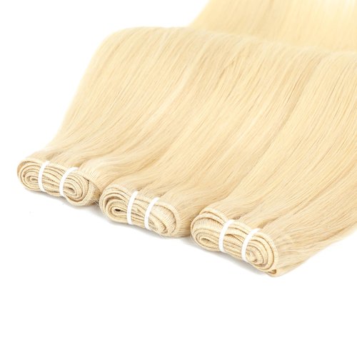613 Bundles Human Hair 16 Inch12A Grade 100% Unprocessed Brazilian Virgin Blonde 613 Human Hair Extensions For Women 100g Blonde Bundles Human Hair