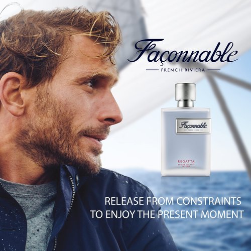 Façonnable - Regatta 90ml (3 Fl Oz) - Eau de Toilette for Men - Woody & Aquatic Scents