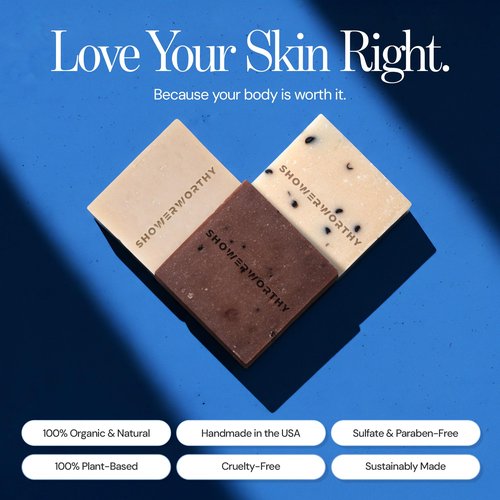 Showerworthy Plant Based Natural Bar Soap Gift Set – 8 Handmade Organic Soap Bars for Men & Women – Cold Process With Essential Oils for Moisturizing Dry & Sensitive Skin 8 Different Scents 5 oz Each