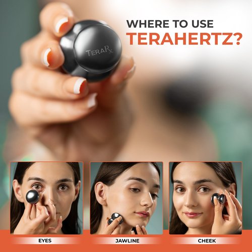 TeraRX Terahertz Gua Sha Facial and Mushroom Tool Set – includes Terahertz Gua Sha and Terahertz Mushroom Gua Sha for Enhanced Lymphatic Drainage, Sculpting, and Precise Control