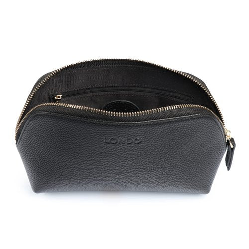 Londo Genuine Leather Makeup Bag – Cosmetic Pouch, Travel Organizer, Toiletry Clutch for Women, Stylish & Durable Storage for Essentials