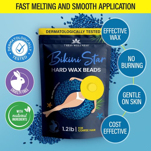 Tress Wellness Bikini Wax with Pre & After Wax Spray