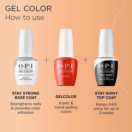 OPI GelColor, Sun, Sea, and Sand in My Pants, Yellow Gel Nail Polish, Lisbon Collection, 0.5 fl oz