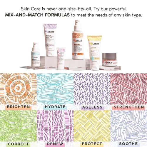MyCHELLE Dermaceuticals Peptide+ Anti-Wrinkle Serum - Anti-Aging Serum with Peptides & Argan Plant Stem Cells to Help Restore Skin & Help Reduce the Appearance of Fine Lines and Wrinkles