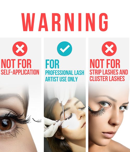 Extra Bonder for Lash Extensions 15ml + Lightning Speed Eyelash Extensions Glue 5ml - Stacy Lash/Eyelash Extension Sealer/Reduces Lash Extension Glue Fumes /0.3 Sec Drying time/6-8 Weeks Retention
