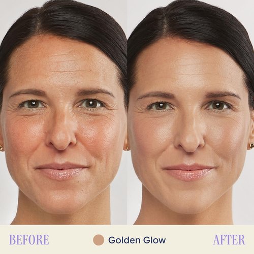 Marcelle BB Cream Golden Glow, Universal Shade, Tinted Moisturizer, Skin Enhancer, Illuminator, Beauty Balm, Non-Comedogenic, Paraben-Free, Oil-Free, Hypoallergenic, Cruelty-Free, 1.5 fl oz