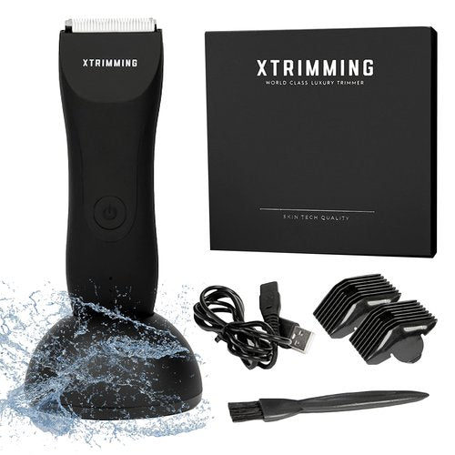 Body Hair Trimmer for Men – Waterproof Groin, Pubic & Ball Shaver – Electric Hygiene Grooming Kit – Cordless Men’s Body Groomer for Chest, Back, Armpits & Private Areas
