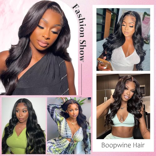 4x4 Lace Closure Human Hair Body Wave HD Lace Closure 20 Inch Free Part 100% Brazilian Virgin Human Hair Extensions 150% Density Pre Plucked Natural Black Color