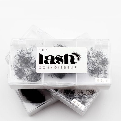 6D - CC Curl 750 Fans Mixed Promade Fans Lash Extensions | TLC Lash Supplies 4D to 16D Premade Fans 7 mm to 16 mm Mixed Length Thin Base Premade Fans Eyelash Extensions (6D - CC Curl, 13-14-15 mm)