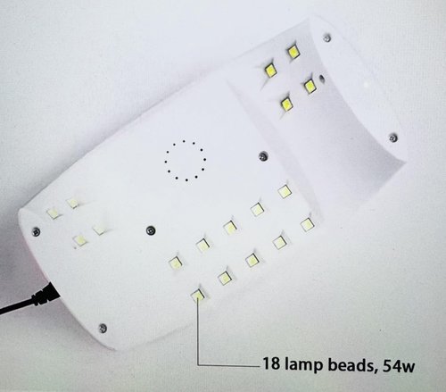 Pink Bow Nail UV LED Lamp Dryer Machine, 60S/90S/120S One-Click Switching