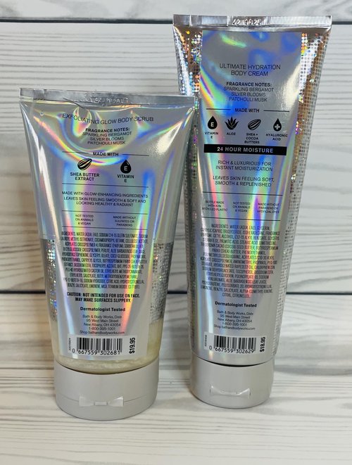 Bath & Body Works Platinum Ultimate Hydration Body Cream and Body Scrub Set of 2