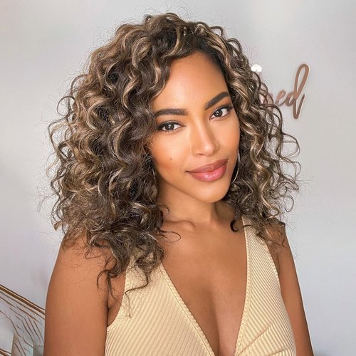 Toyotress Ocean Wave Crochet Hair - 16 Inch 8 Packs Blonde Highlight Ocean Wave Braiding Hair, Beach Curl Deep Twist Synthetic (16 Inch, P4/27-8P)