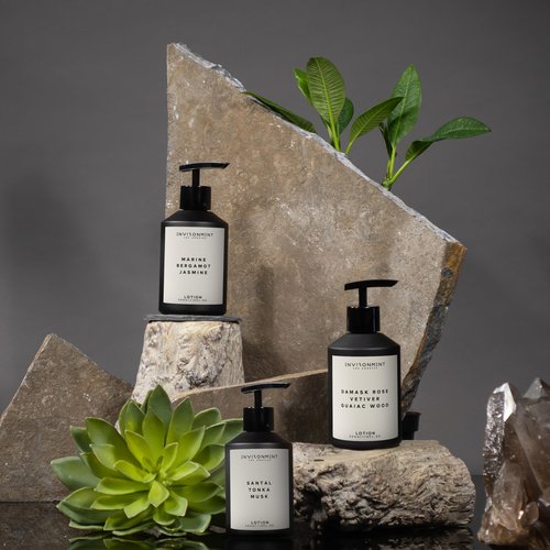 ENVIRONMENT Inspired by 5-Star Resort HCS, 300ml Luxury Scented Lotion (Sandalwood | Vanilla | Amber) Bathroom Luxury, Men & Women High-End Body Lotion, Hand Cream, Dry Skin Treatment