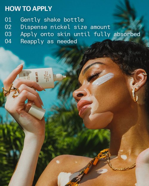 Cay Skin Mo'Bay Mineral Sunscreen Drops SPF 30 – Broad Spectrum Face Sunscreen & Makeup Primer w/Sea Moss – Lightweight, Moisturizing Reef Safe Lotion with Natural Finish for All Skin Types – 1.7 oz.
