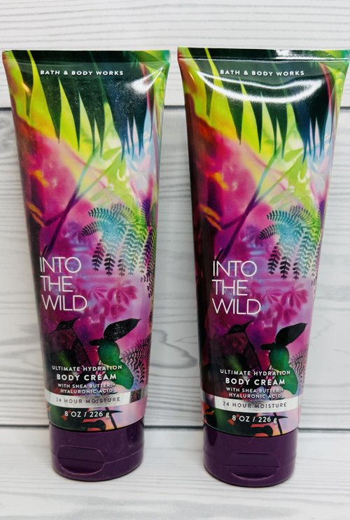 Bath & Body Works Into the Wild Ultimate Hydration Body Cream 8 Ounces Pack of 2