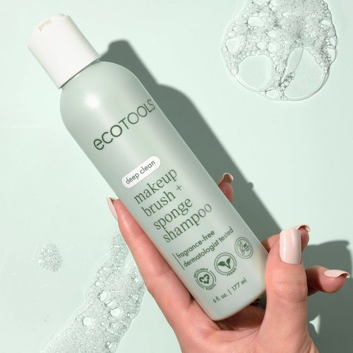 Ecotools Makeup Brush Cleaner Cleansing Shampoo, 6 oz